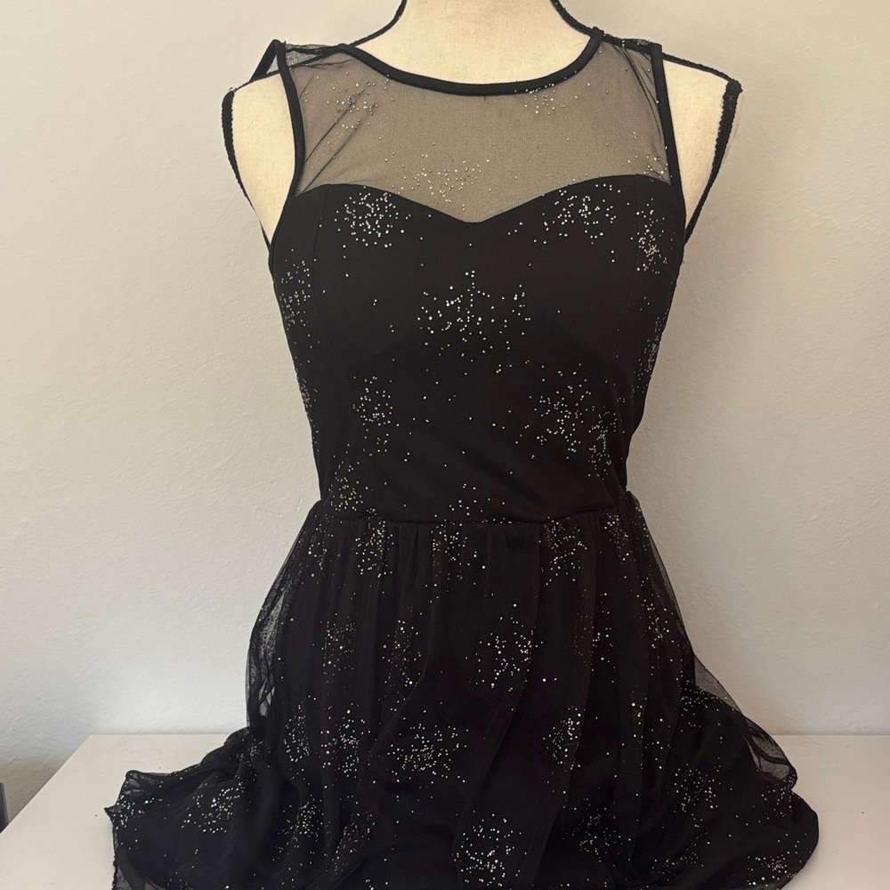 dELiA*s Black Sparkle Mini Dress